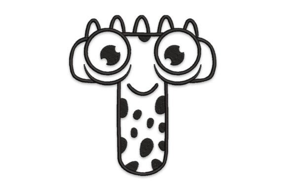 Monster Alphabet Letter T
