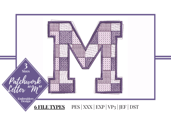 Patchwork Letter M